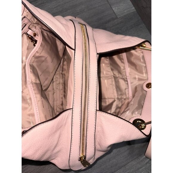 MICHAEL Michael Kors Raven Large Shoulder Tote Soft Pink Bag - Picture 15 of 15
